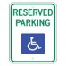 Disabled Reserved Parking Sign
